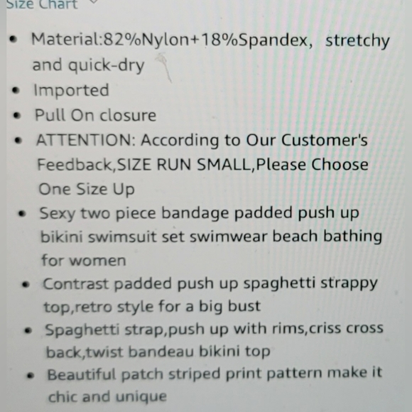 NWT EXTREME SEXY PUSH UP BIKINI NEON RUCHED DETAIL XL OR XXL SWIM SUIT BATHING - Picture 4 of 13